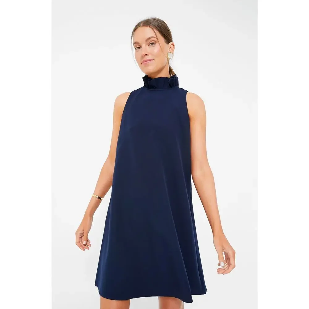 TUCKERNUCK Navy Blythe Dress Size XXS NWT Retail $198 Tuckernuck